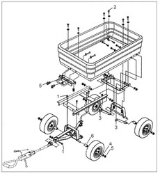 GÜDE 94336 Bahçe Arabası, 250kg - Thumbnail