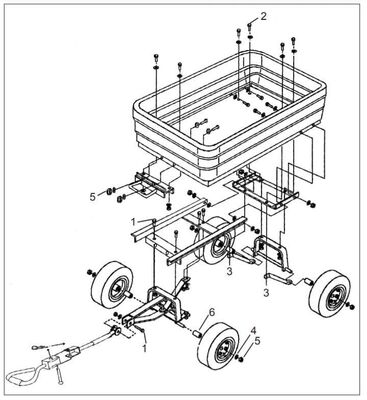GÜDE 94336 Bahçe Arabası, 250kg