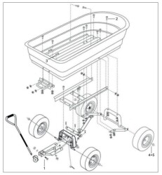 GÜDE 94336 Bahçe Arabası, 250kg - 4