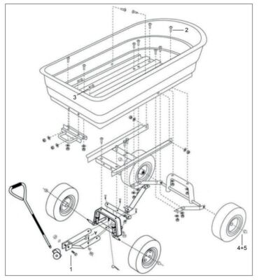 GÜDE 94336 Bahçe Arabası, 250kg - 4
