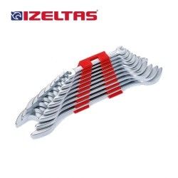 İzeltaş 0100 İki Ağız Anahtar Takımı Kısa Boy (12li)