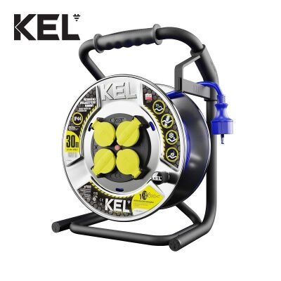 KEL 99455 Ağır Hizmet Tipi Uzatma Kablosu 30m, 3x2.5 mm2 - 6