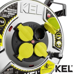 KEL 99470 Profesyonel Uzatma Kablosu 50m, 3x2.5 mm2 - 10
