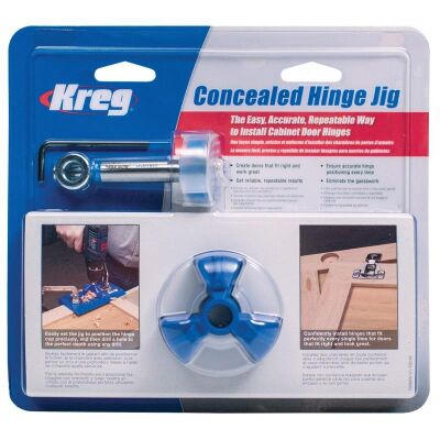 KREG KHI-HINGE Gizli Menteşe Açma Kılavuz Seti - 6
