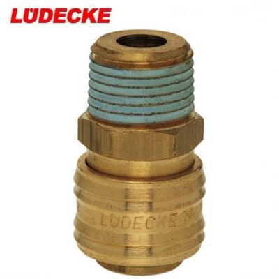 LÜDECKE ES 14 A Stoper Gövde (1/4” Erkek)