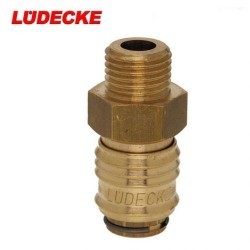LÜDECKE ESM 14 A Mini Stoper Gövde (1/4” Erkek) - 2