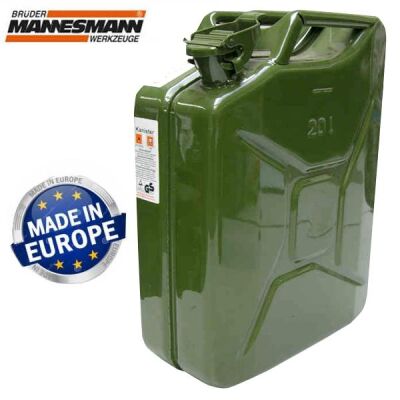 Mannesmann 048-T Metal Benzin Bidonu, 10lt - 1