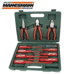 MANNESMANN - Mannesmann 11240 VDE Tornavida ve Pense Seti, 11Parça