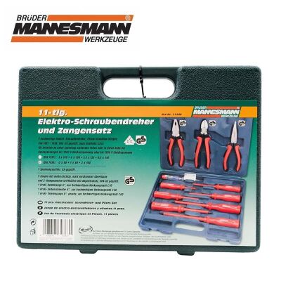 Mannesmann 11240 VDE Tornavida ve Pense Seti, 11Parça - 4
