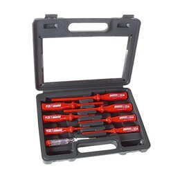 MANNESMANN - Mannesmann 1187-8-PL İzoleli Tornavida Seti, 8 Parça