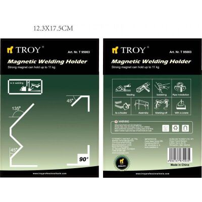 TROY 95003 Mıknatıslı Kaynak Tutucu, 11kg - 3