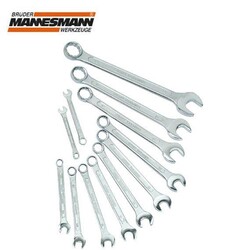 MANNESMANN - Mannesmann 130-12 DIN Kombine Anahtar Takımı (12 parça, 6-22mm)