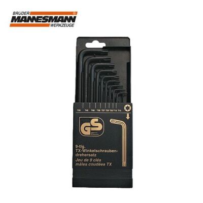 Mannesmann 18100 Allen Anahtar Seti (Torx, 9 Parça) - 1