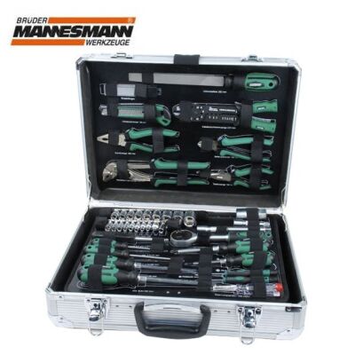 Mannesmann 29075 Alüminyum Takım Çantalı Alet Seti, 108 Parça - 1