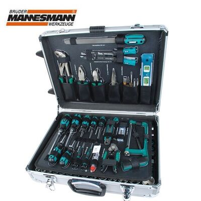 Mannesmann 29077 Alüm.Çantalı Tekerlekli Alet Seti, 159Parça