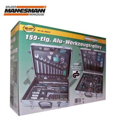 Mannesmann 29077 Alüm.Çantalı Tekerlekli Alet Seti, 159Parça - 5