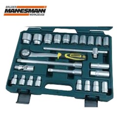 Mannesmann 29080 Lokma Takımı, Cr-V (1/2", 25 Parça) - 1