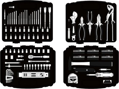 Mannesmann 29087 Profesyonel Alet Seti, 163 Parça