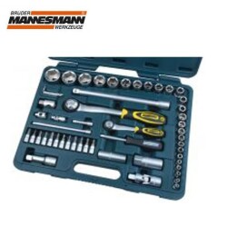 Mannesmann 29100 Profesyonel Lokma Anahtar Takımı 55 Parça, Metri - 1