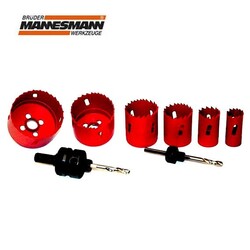 Mannesmann 44100 HSS Bi-Metal Delik Testeresi Seti, 8 Parça - Thumbnail