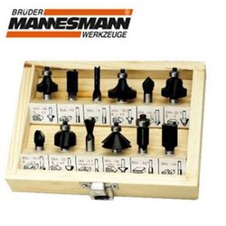 MANNESMANN - Mannesmann 545-012 Freze Seti 12 Parça