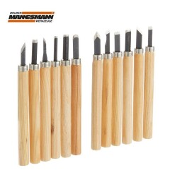 Mannesmann 690-12 Ahşap Oyma Bıçak Seti (12 Parça) - 1