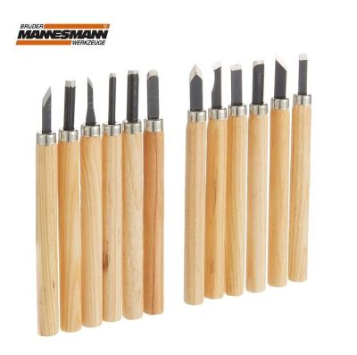 Mannesmann 690-12 Ahşap Oyma Bıçak Seti (12 Parça) - 1