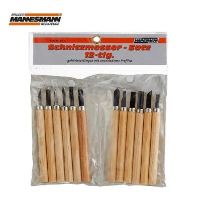 Mannesmann 690-12 Ahşap Oyma Bıçak Seti (12 Parça) - 3