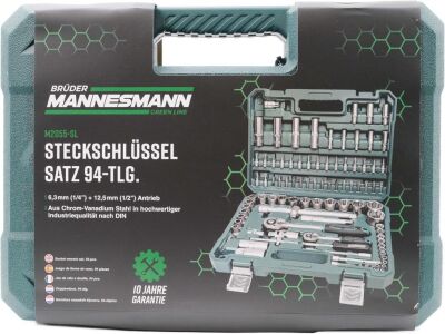 Mannesmann 2055-SL Lokma Takımı 1/4" ve 1/2", 94 Parça - 6