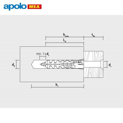 MEA F 8 Dübel (8x40mm, 100 adet) - 2