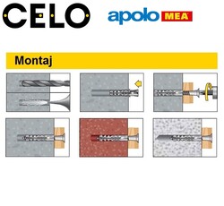 MEA F 12 Dübel (12x60mm, 25 adet) - Thumbnail