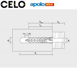 MEA F 8 Dübel (8x40mm, 100 adet) - Thumbnail