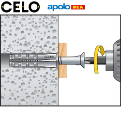 MEA GB 10 Gazbeton Dübeli (10x55mm, 25 adet) - Thumbnail