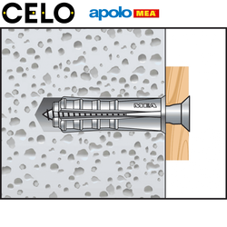 MEA GB 10 Gazbeton Dübeli (10x55mm, 25 adet) - Thumbnail