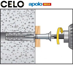 MEA GB 12 Gazbeton Dübeli (12x75mm, 20 adet) - Thumbnail