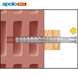 MEA HBR Boşluklu Çerçeve Dübeli (10x100mm, 100 adet) - 4