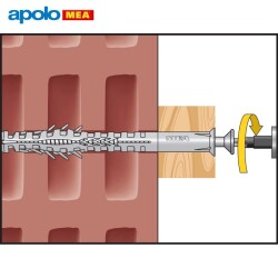 MEA HBR Boşluklu Çerçeve Dübeli (10x100mm, 100 adet) - 5
