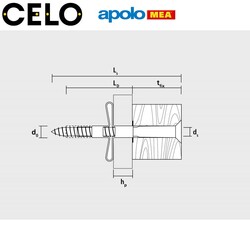 MEA HR 8-40 Boşluk Dübeli (8x40mm, 50 adet) - Thumbnail