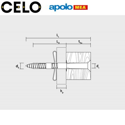 MEA HR 8-40 Boşluk Dübeli (8x40mm, 50 adet)