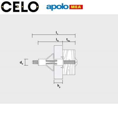 MEA HRM 4/20 Metal Boşluk Dübeli (8x46mm, 100 adet)