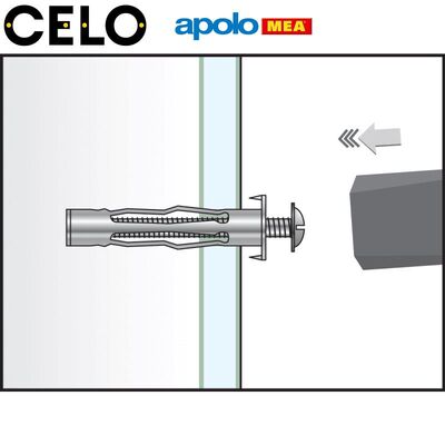 MEA HRM 4/20 Metal Boşluk Dübeli (8x46mm, 100 adet)