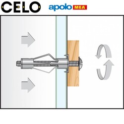 MEA HRM 4/20 Metal Boşluk Dübeli (8x46mm, 100 adet) - Thumbnail