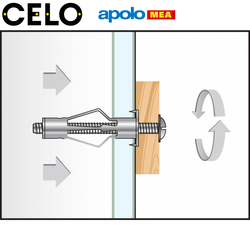 MEA HRM 6/16 Metal Boşluk Dübeli (13x52mm, 100 adet) - Thumbnail