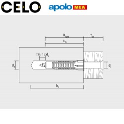 MEA MZ 6x40 Dübel (6x40mm, 100 adet) - 2