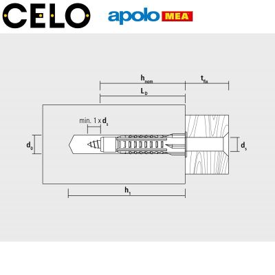 MEA MZ 6x40 Dübel (6x40mm, 100 adet) - 2
