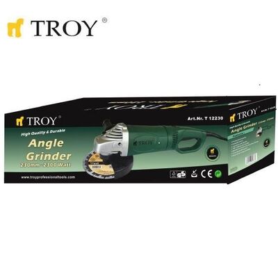 TROY 12230 Yüzey Taşlama Ø230mm, 2300W - 2