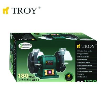 TROY 17125 Taş Motoru 180W (Ø125 x 16mm x Ø20mm) - 2