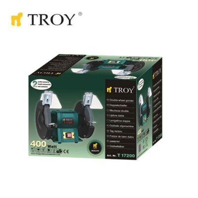 TROY 17200 Taş Motoru 400W (Ø200 x 25mm x Ø32mm) - 2