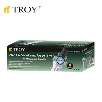 TROY 18614 Şartlandırıcı (Filtre + Regülatör) 1/4(N)PT - 2