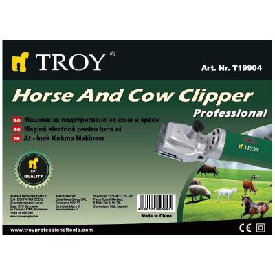 TROY 19904 At-İnek Kırkma Makinası, 200W - 8